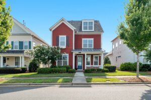Beautiful two-story home in a North Carolina neighborhood.